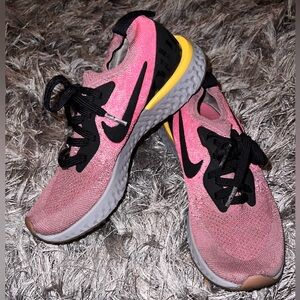 Nike Pink and Black Running Shoes